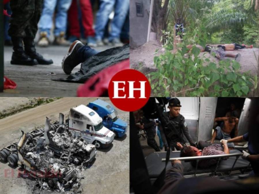 Dos masacres, una riña en Támara y una mujer que mató a sus dos hijos en el resumen de sucesos de esta semana en Honduras
