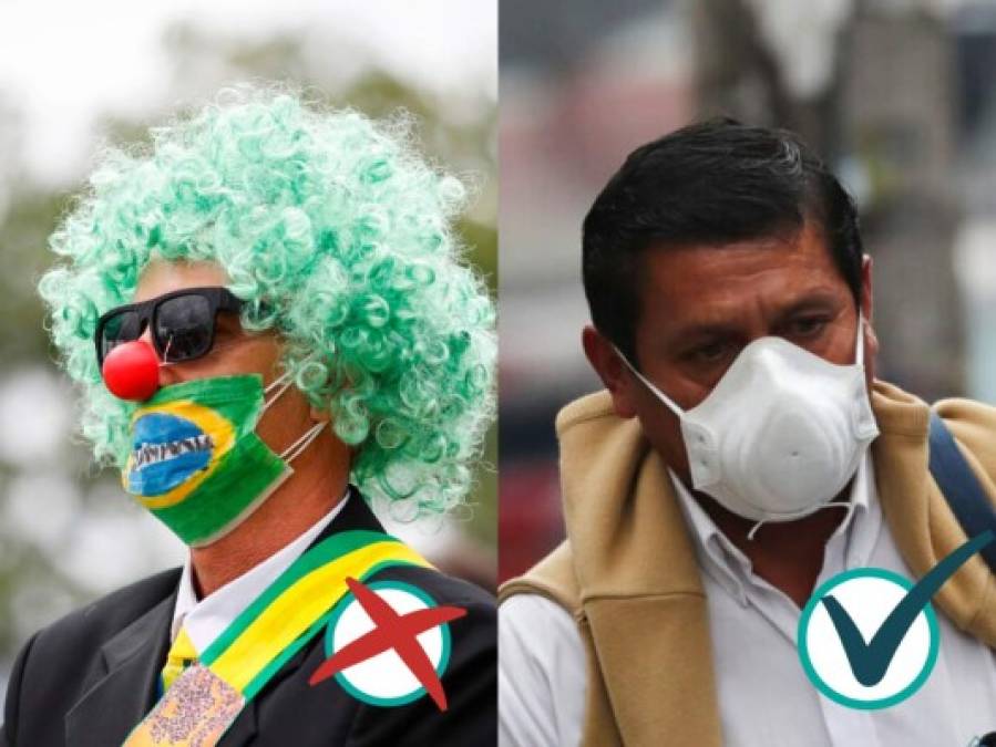 Los principales errores que la gente comete al usar la mascarilla