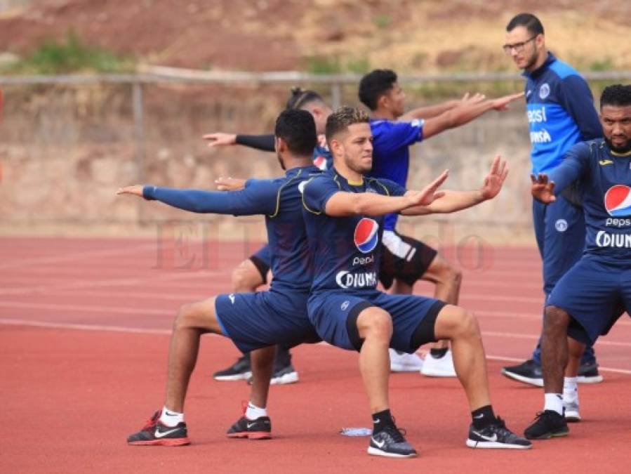 Así estuvo el entrenamiento de Motagua este lunes en la Villa Olímpica