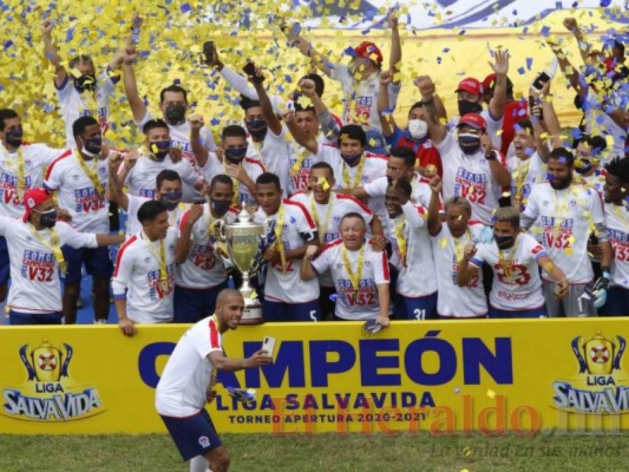 Así celebró Olimpia su 32 copa como campeón del fútbol hondureño