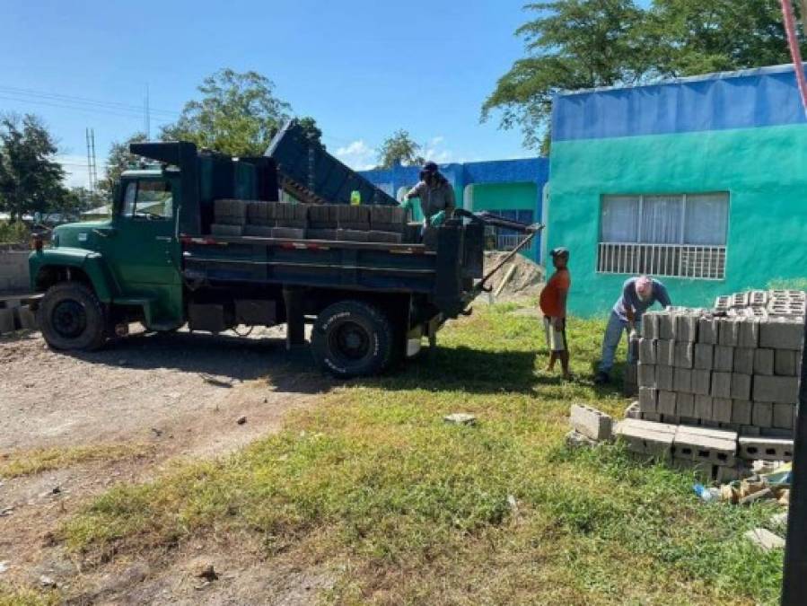 FOTOS: Así lucirá la sala covid que Olanchito construye con fondos del pueblo