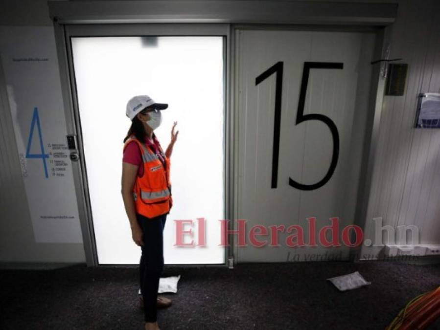 Hospital móvil de Tegucigalpa por dentro: así avanza ubicación de accesorios (FOTOS)