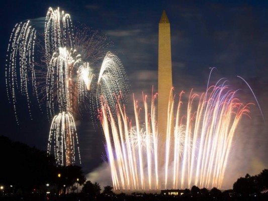 Las mejores fotos del Día de la Independencia Estados Unidos con fuegos artificiales