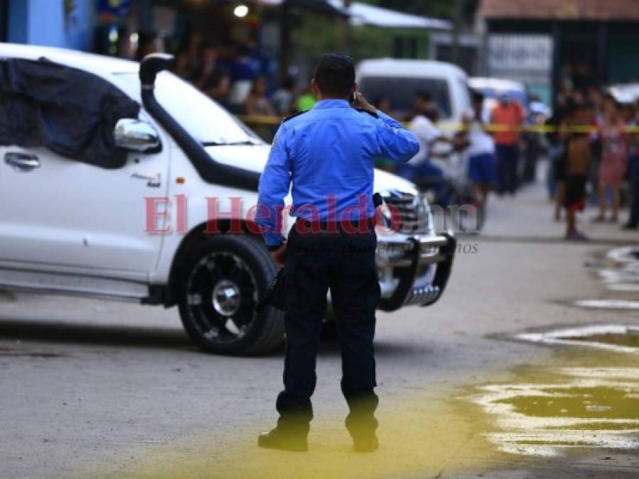 Escena del crimen donde asesinaron inspector depurado y a su esposa (Fotos)