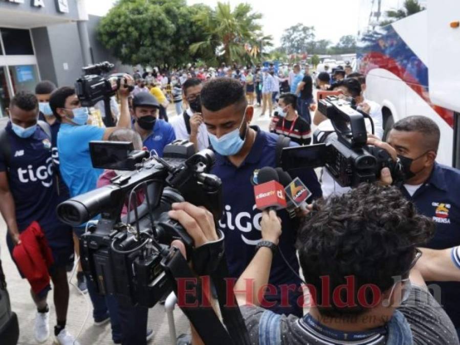 ¡Rival en casa! Así fue la llegada de la selección de Panamá a San Pedro Sula (Fotos)