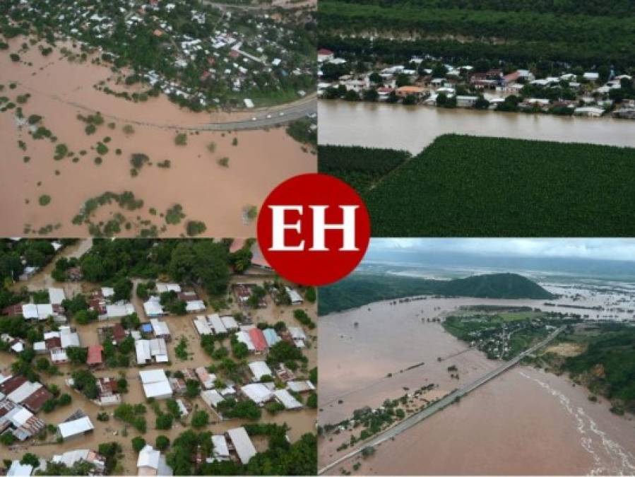 Las dramáticas imágenes de una Honduras sumergida por Eta e Iota (FOTOS)