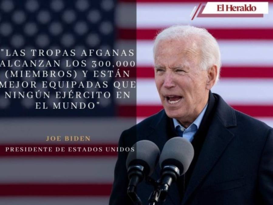 Las frases con las que Joe Biden justificó la retirada de Afganistán