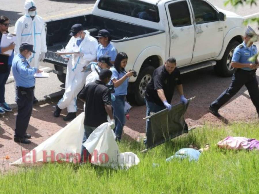 FOTOS: Escena donde asesinaron a mujer de Lucio Rivera, un exjefe criminal