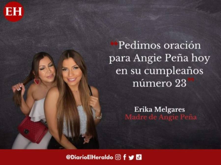 'Son 19 días de angustia y en espera': frases de los padres de Angie Peña en su cumpleaños 23