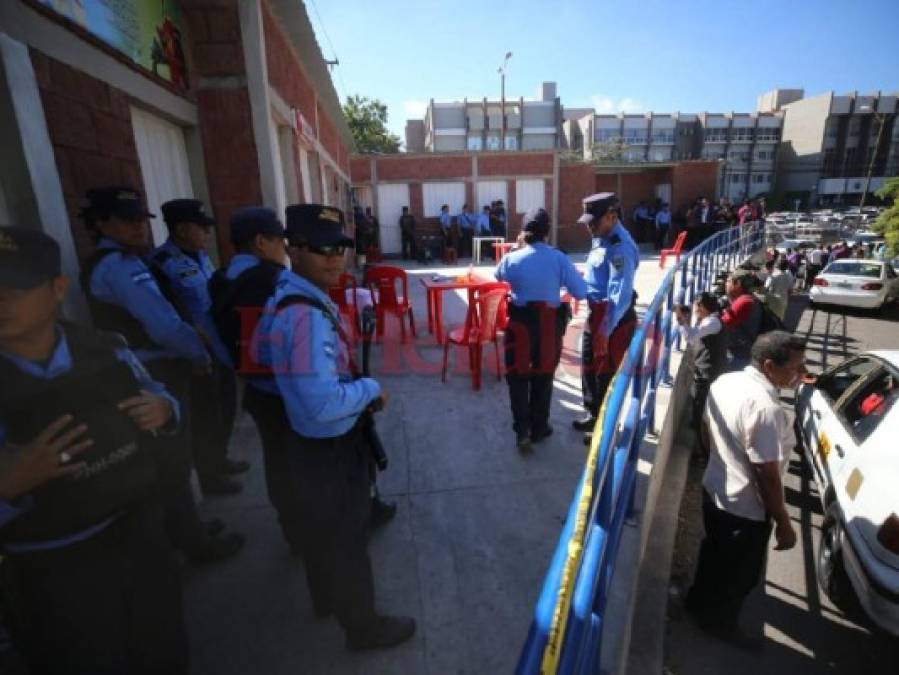 Drama, dolor y desesperación: las tristes fotos de familiares y amigos del abogado Reynaldo Barahona, asesinado frente a la Corte Suprema de Justicia