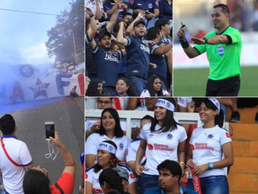 Las imágenes que no viste en el clásico entre Olimpia y Motagua en la final del Apertura en Honduras
