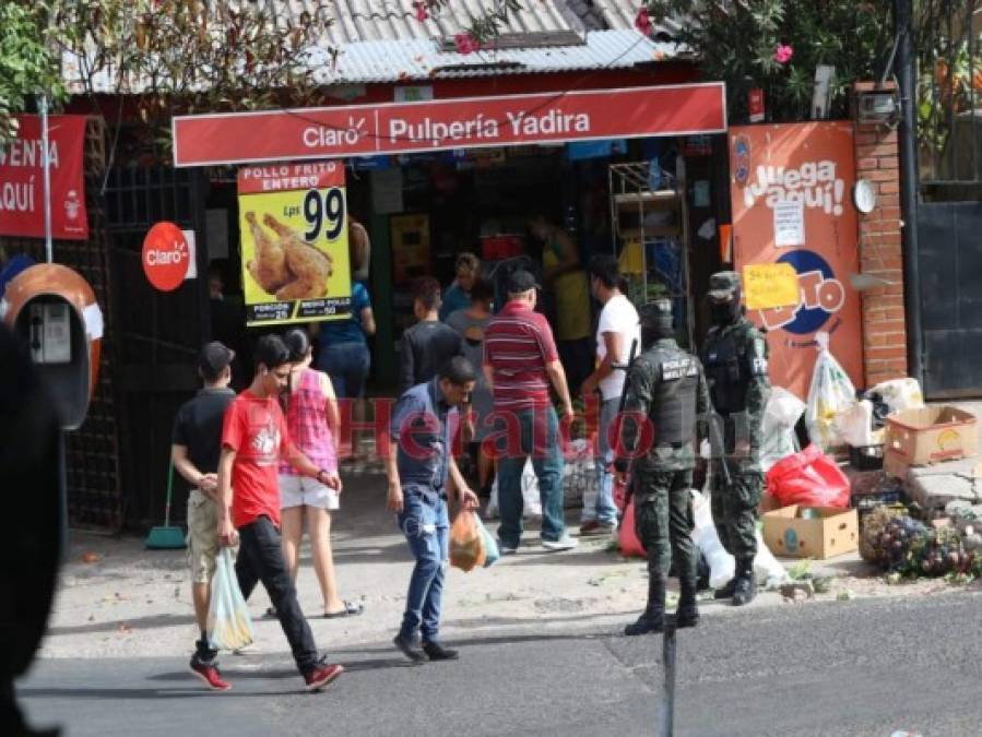FOTOS: Ventas ambulantes, protestas y desalojos, hondureños no acatan medidas