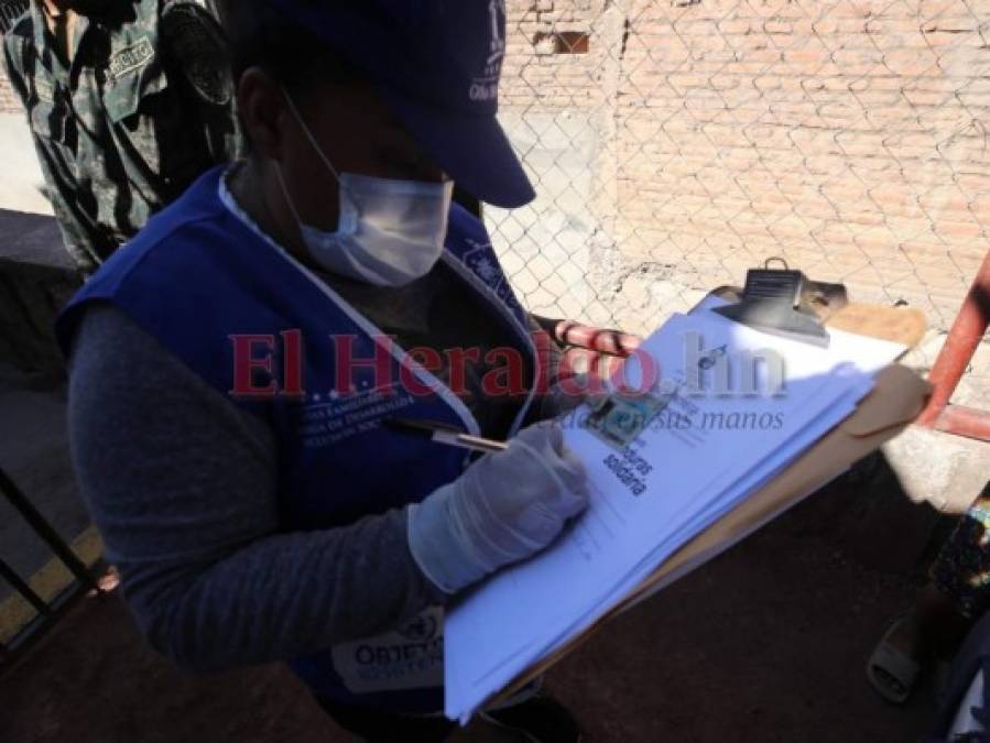 Entrega de alimentos continuó este sábado en colonias de la capital