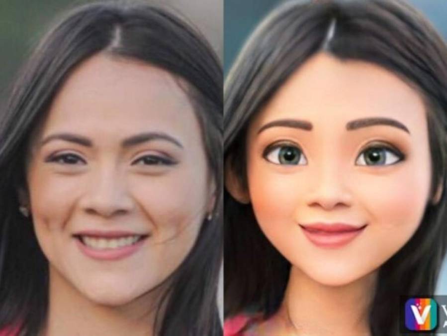 Tiernas y encantadoras, así lucen las famosas hondureñas como caricaturas de Pixar