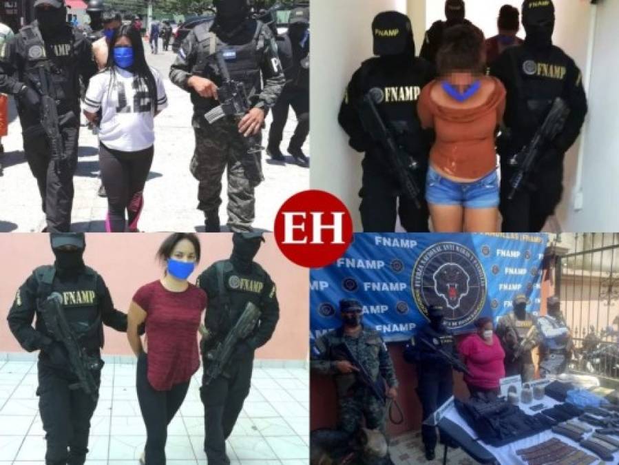 'Mujeres de la mafia': rostros de las últimas detenidas en Honduras (FOTOS)