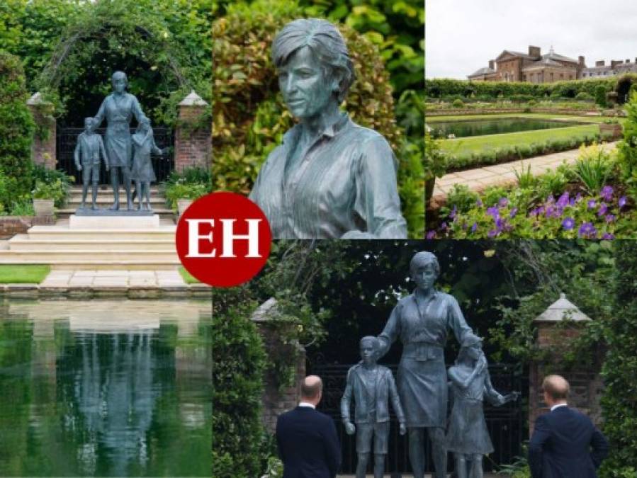 Así es la estatua de Lady Di develada en honor a su 60 aniversario (FOTOS)
