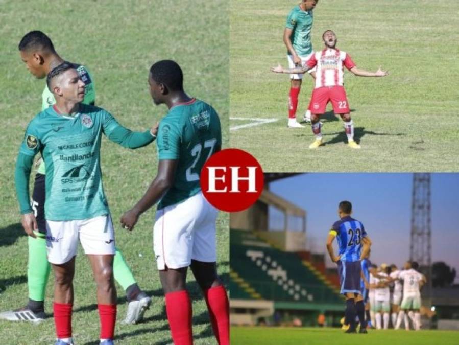 Frustración verdolaga, resurgir cocotero y empate en Puerto Cortés: imágenes de la jornada 8