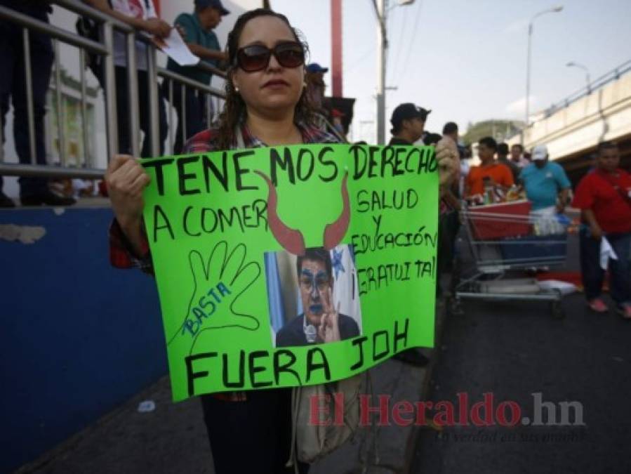 FOTOS: Las exigencias de los hondureños en el Día del Trabajador