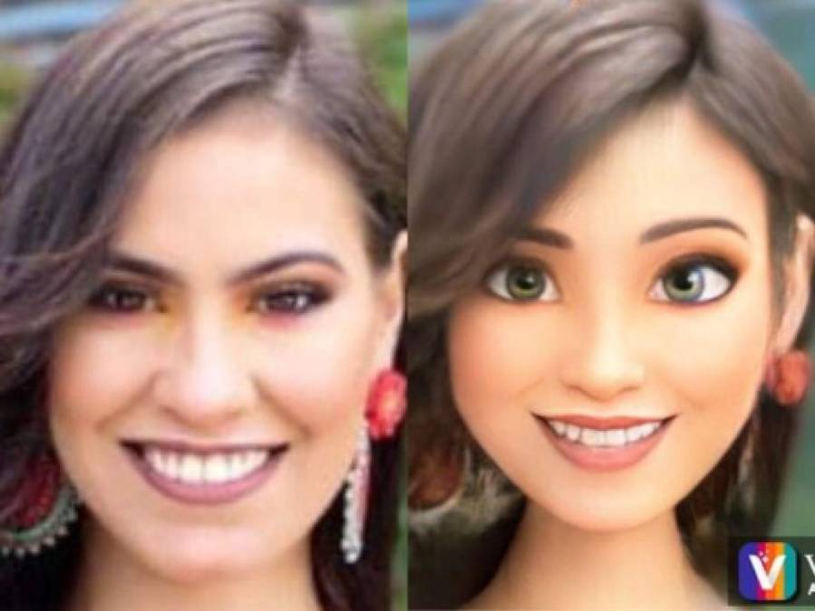 Tiernas y encantadoras, así lucen las famosas hondureñas como caricaturas de Pixar