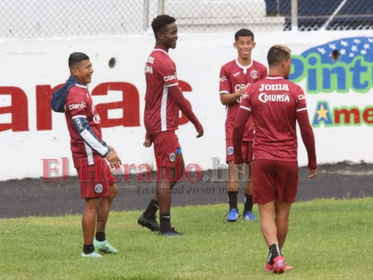 Motagua se prepara en el Estadio Nacional previo a la final de Concacaf contra Comunicaciones (Fotos)