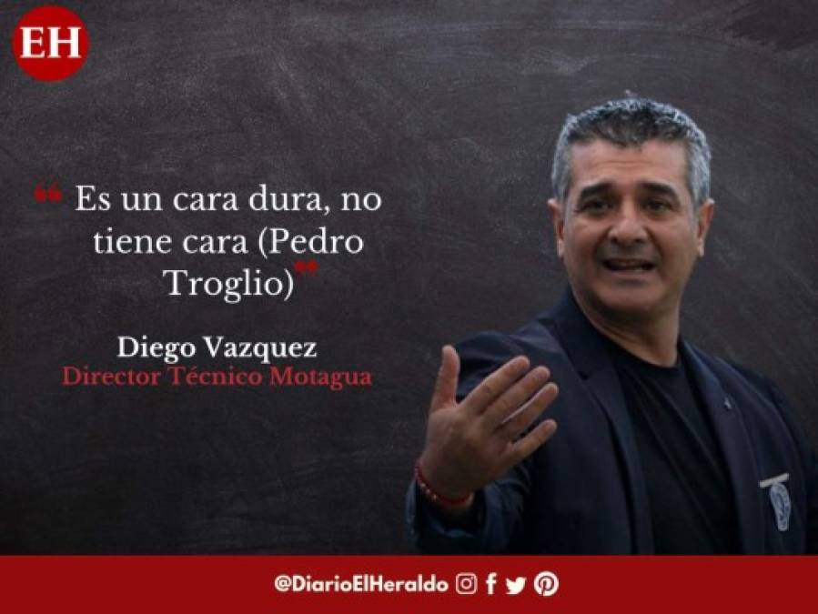 Las frases más explosivas de Pedro Troglio y Diego Vazquez