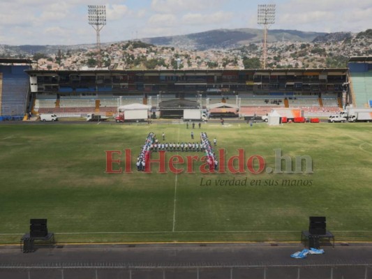 FOTOS: Los preparativos en el Estadio previo al 15 de septiembre