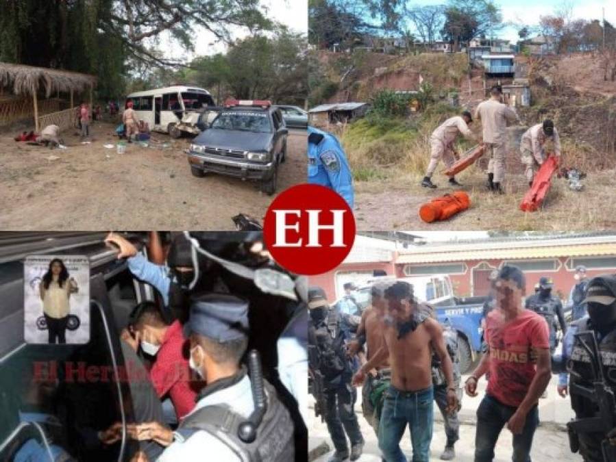 Violencia, accidentes y capturas de impacto: lo ocurrido esta semana en Honduras (Fotos)