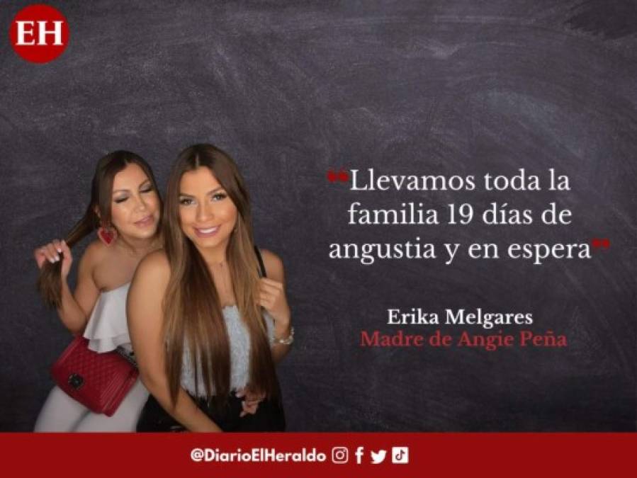 'Son 19 días de angustia y en espera': frases de los padres de Angie Peña en su cumpleaños 23