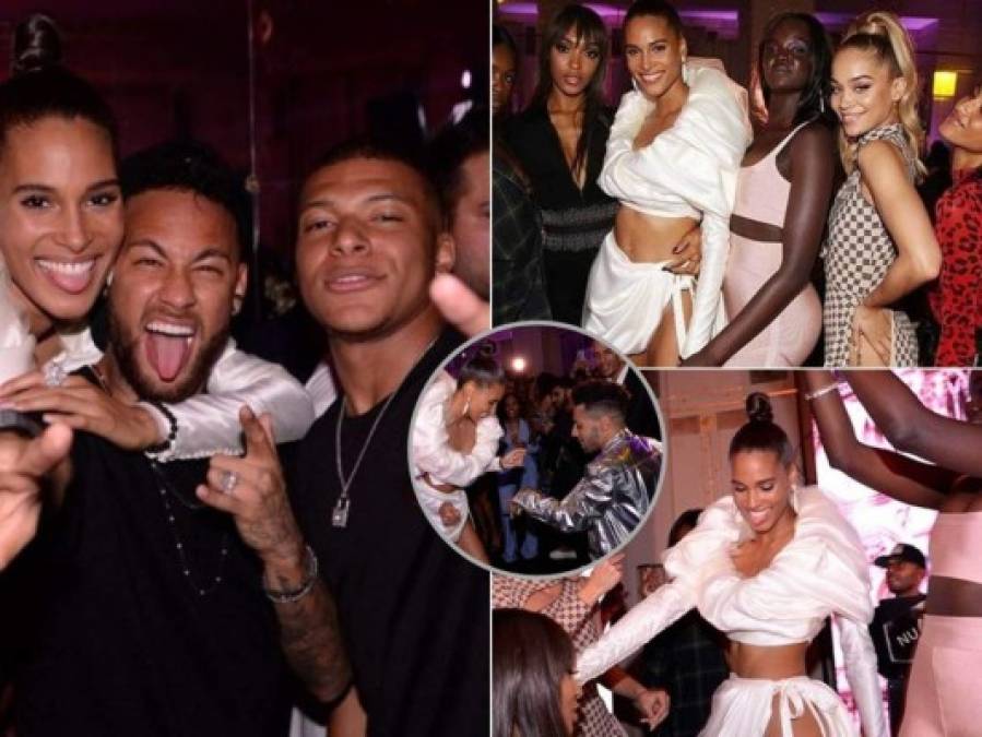 FOTOS: Modelos, alcohol y descontrol, así fue la fiesta a la que acudieron Neymar y Mbappé