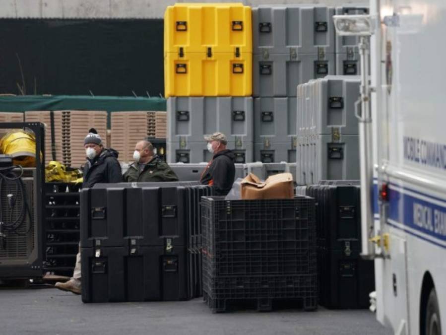 FOTOS: Zona de albergue el 11S es morgue improvisada en Nueva York