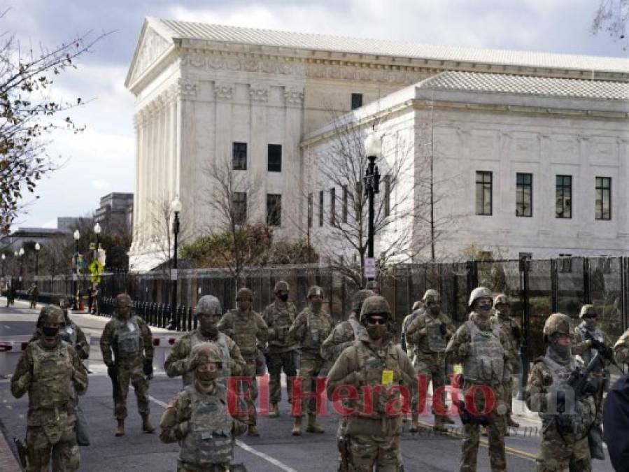 Calles cerradas y 25 mil soldados, las medidas de seguridad en la investidura de Biden