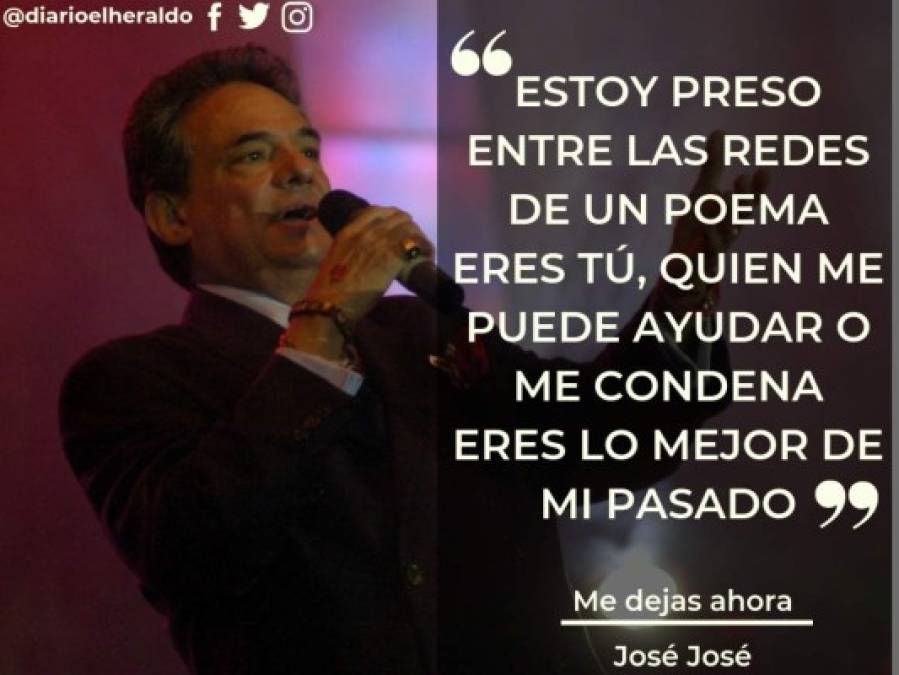 FOTOS: Las frases más románticas de las canciones de José José