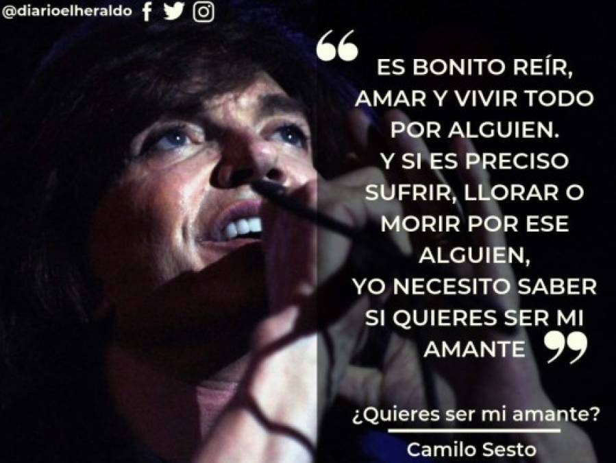 Camilo Sesto: Las frases de sus canciones que enamoraron generaciones