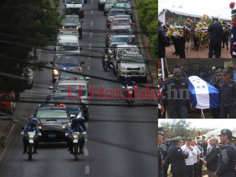 En imágenes: Cortejo fúnebre en honor a los dos policías Tigres muertos en enfrentamiento