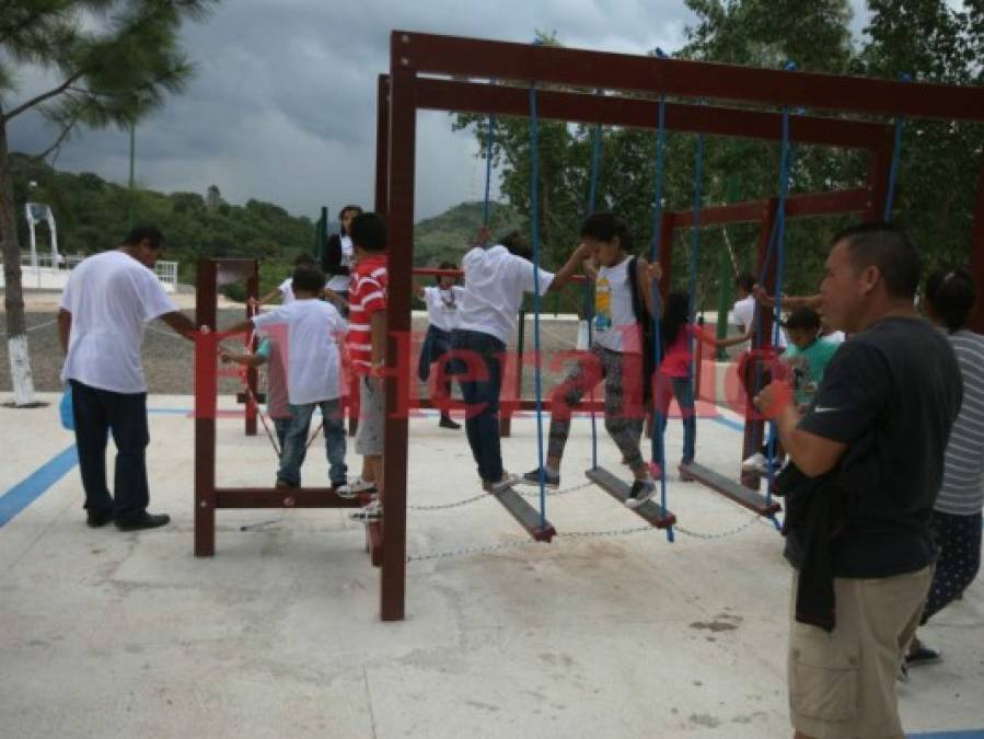 FOTOS: Así es el megaparque Campo Parada Marte inaugurado en la capital de Honduras