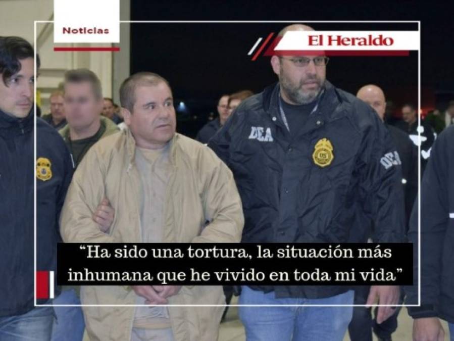 Las 8 frases de 'El Chapo' Guzmán al ser condenado a cadena perpetua