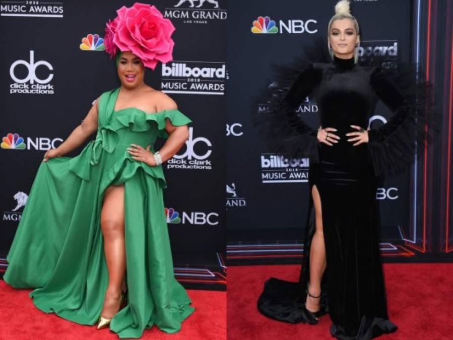 Los extravagantes vestidos de las famosas en la alfombra roja de los premios Billboard 2018