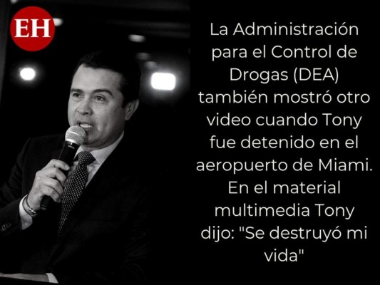 Las pruebas clave que presentó la fiscalía contra Tony Hernández