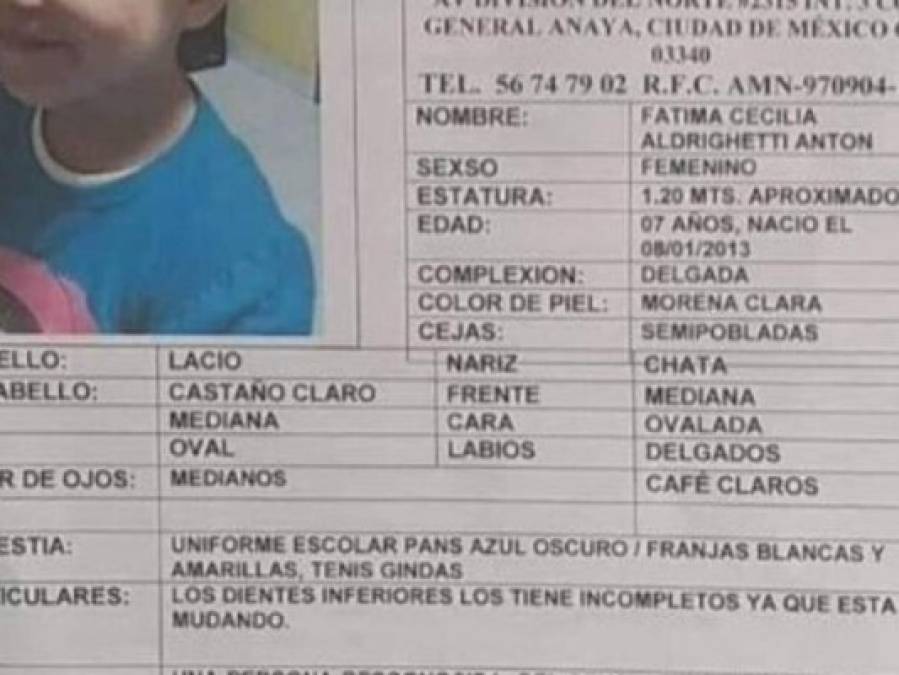 Lo que se sabe del atroz crimen de Fátima, niña hallada en un costal  