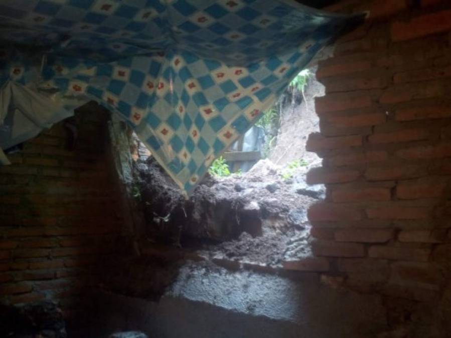 ﻿Fotos: Daños provocados por las fuertes lluvias en el territorio hondureño