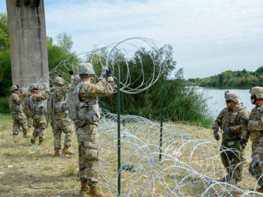 FOTOS: Así resguarda Estados Unidos su frontera sur ante la llegada de caravana migrante