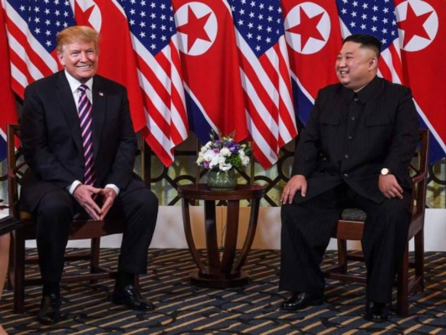La cumbre de Donald Trump y Kim Jong Un en fotos