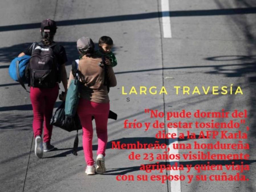 En 7 frases, así fue la llegada de la caravana de migrantes a Ciudad de México