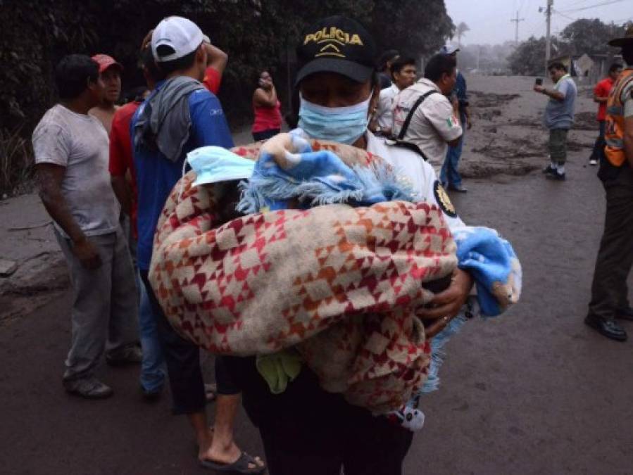 Las desgarradoras imágenes que dejó la erupción del volcán de Fuego en Guatemala