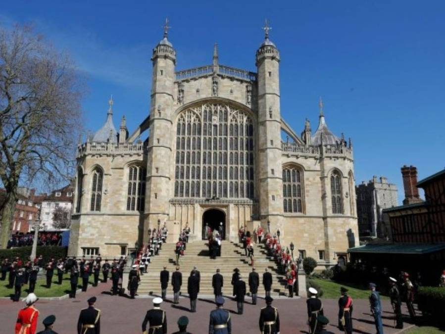 Así se desarrolló el funeral del príncipe Felipe en Inglaterra (Fotos)