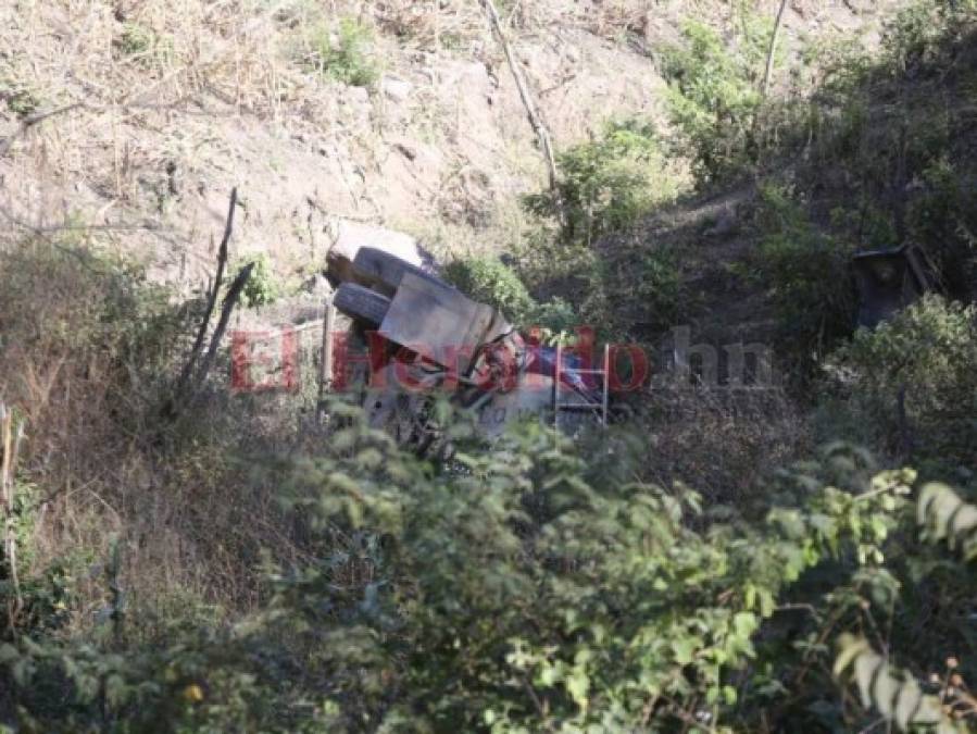 Imágenes del aparatoso accidente de una cisterna en Nueva Armenia