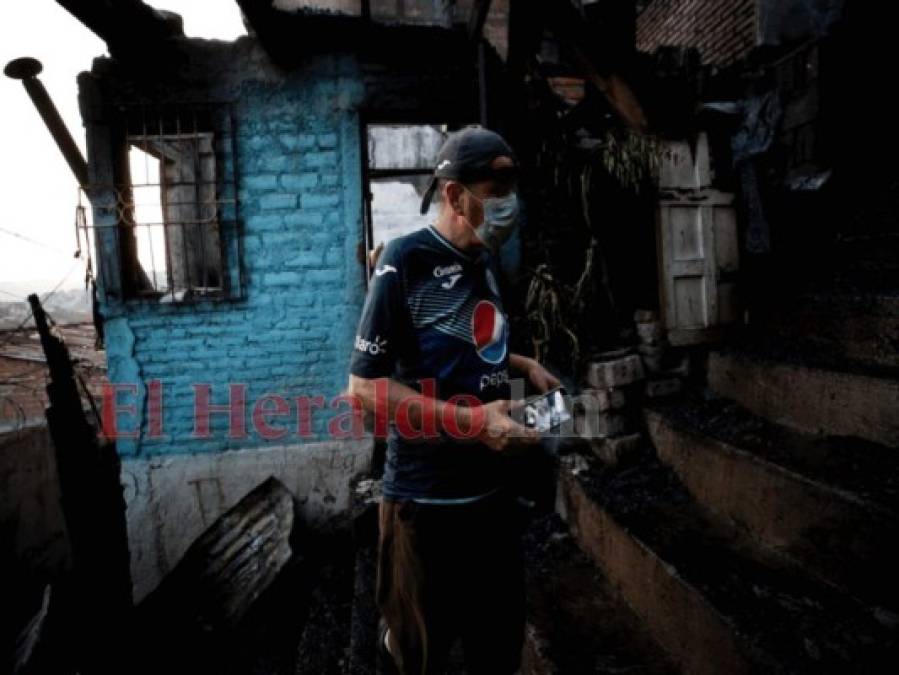 Drama, dolor y pérdidas materiales dejó incendio en la colonia Divanna (Fotos)