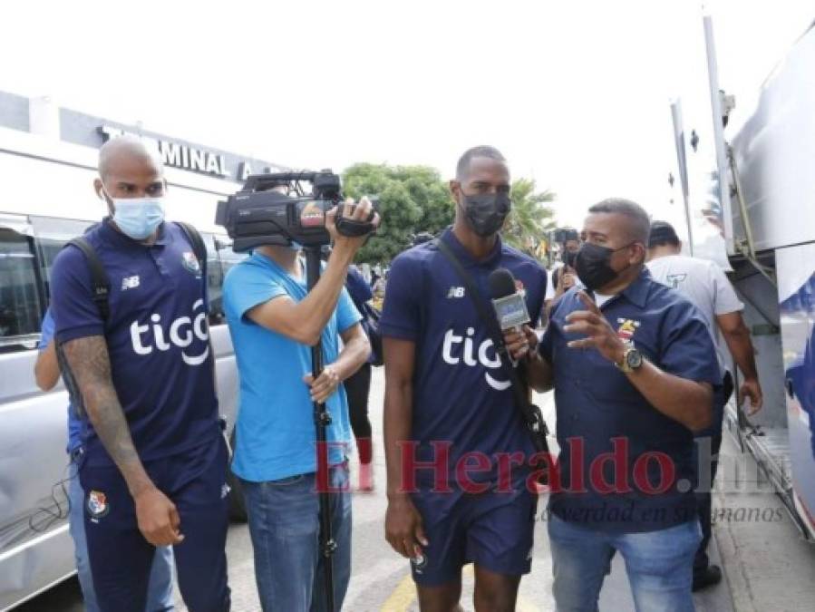 ¡Rival en casa! Así fue la llegada de la selección de Panamá a San Pedro Sula (Fotos)