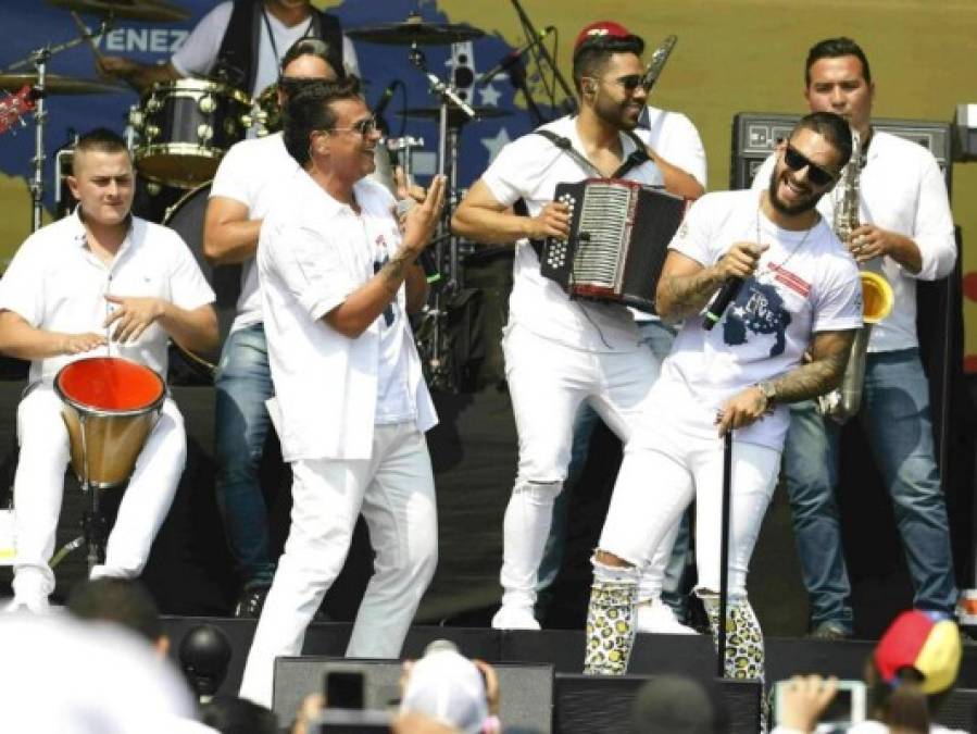 Las imágenes que dejó el concierto Venezuela Aid Live por ayuda humanitaria