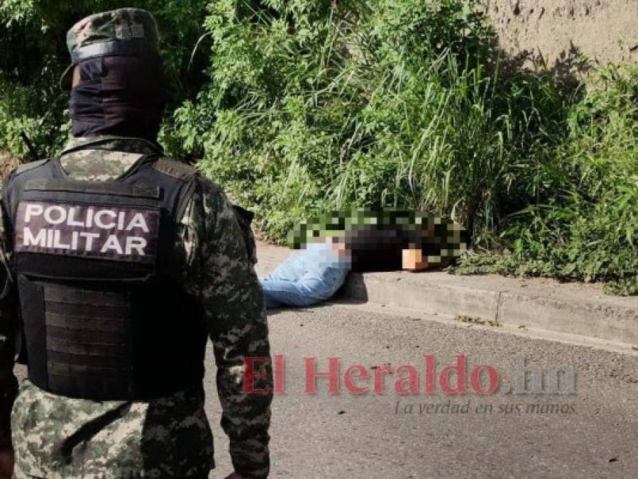 Desgarradora escena de pareja emboscada y acribillada en la capital (FOTOS)